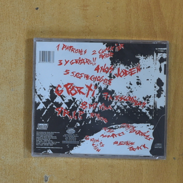 SEGISMUNDO TOXICOMANO - ESCAPA - CD