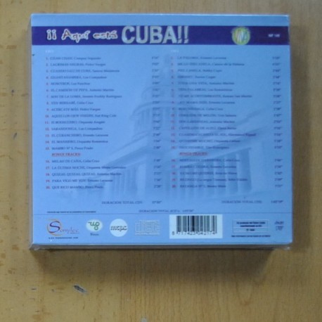 VARIOS - AQUI ESTA CUBA - 2 CD