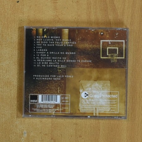 ALEJANDRO SANZ - NO ES LO MISMO - CD