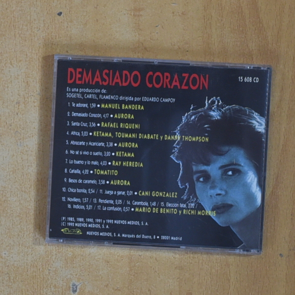 VARIOS - DEMASIADO CORAZON - CD
