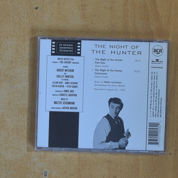 WALTER SCHUMANN - THE NIGHT OF THE HUNTER - CD