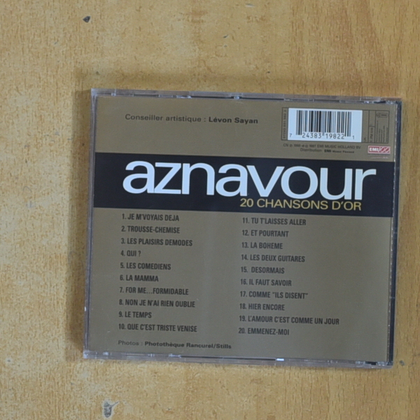 CHARLES AZNAVOUR - 20 CHANSONS D OR - CD