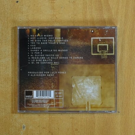 ALEJANDRO SANZ - NO ES LO MISMO - CD