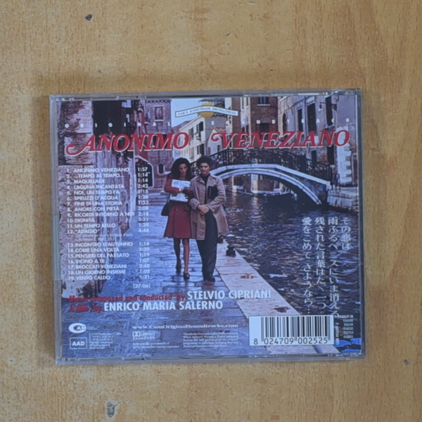 STELVIO CIPRIANI - ANONIMO VENEZIANO - CD