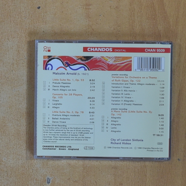 MALCOLM ARNOLD - CONCERTO FOR 28 PLAYERS - CD