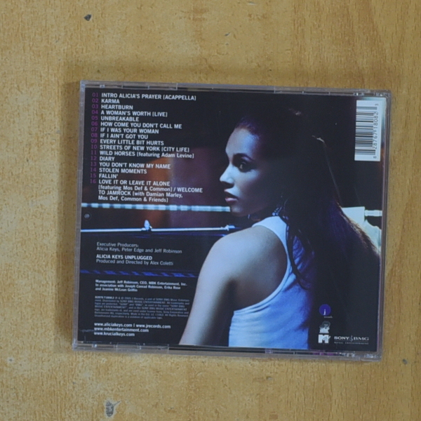 ALICIA KEYS - UNPLUGGED - CD