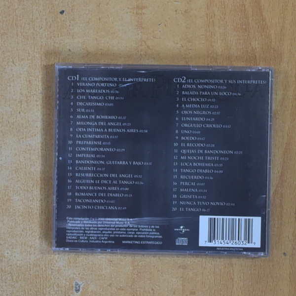 ASTOR PIAZZOLLA - 40 OBRAS - CD