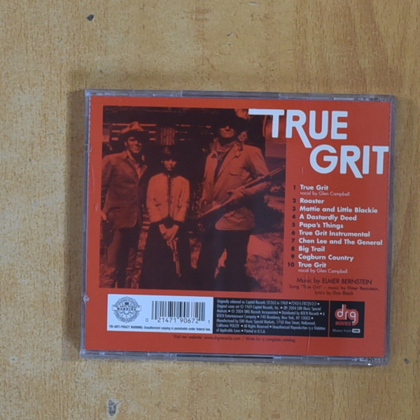 ELMER BERNSTEIN - TRUE GRIT - CD