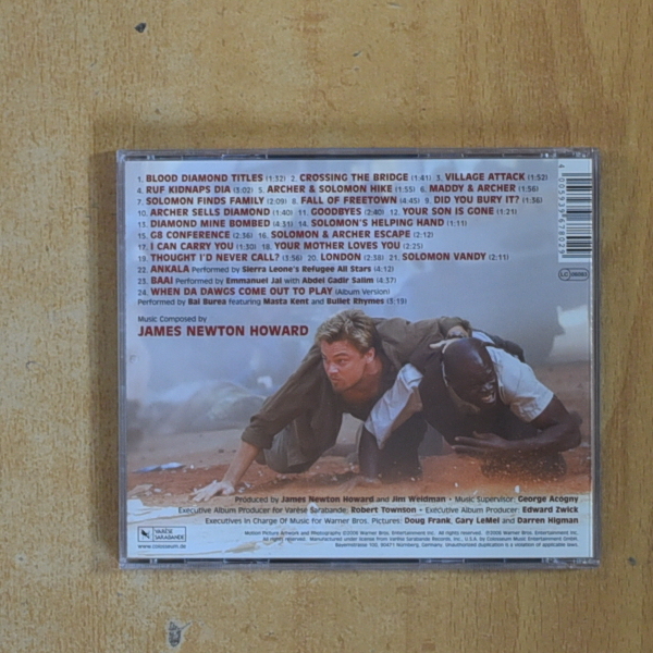 JAMES NEWTON HOWARD - BLOOD DIAMONS - CD