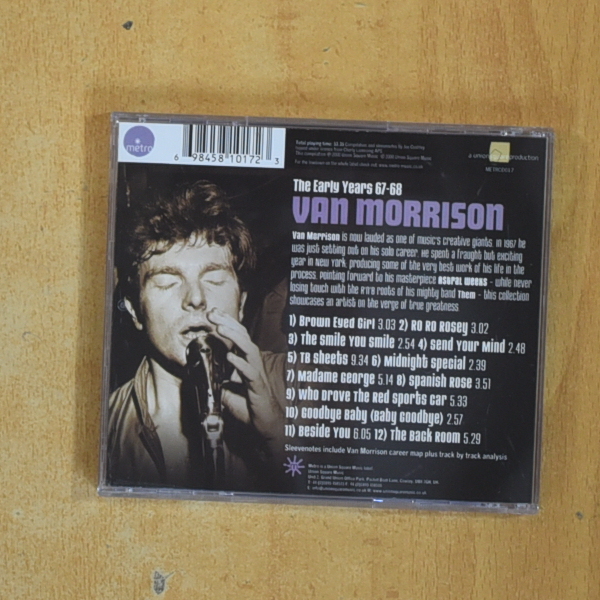 VAN MORRISON - THE EARLY YEARS 67 / 68 - CD