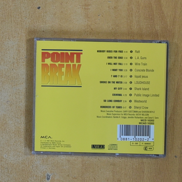VARIOS - POINT BREAK - CD