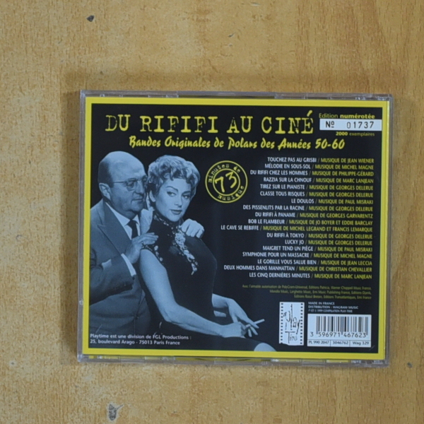 VARIOS - DU RIFIFI AU CINE - CD