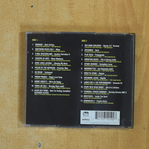 VARIOS - GOTHIC ROCK 1 - CD
