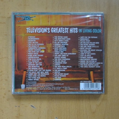 VARIOUS - TELEVISION'S GREATEST HITS VOLUME 5: IN LICING COLOR - CD