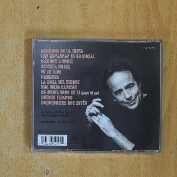 JOAN MANUEL SERRAT - SOMBRAS DE LA CHINA - CD
