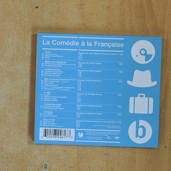 VARIOS - LA COMEDIE A LA FRANCAISE - CD