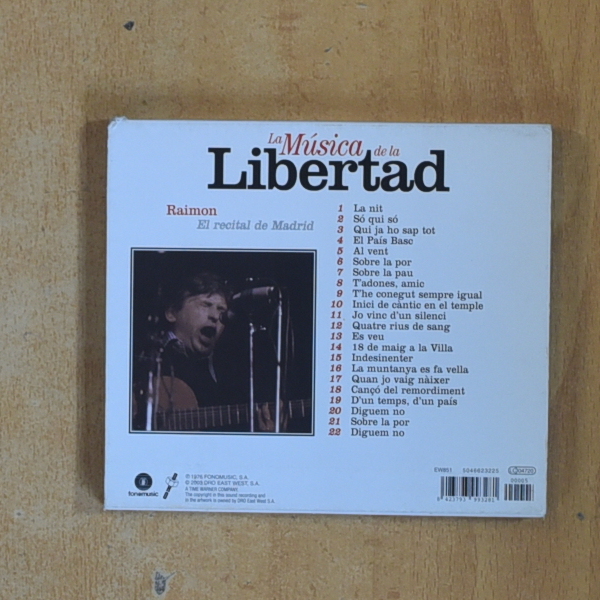 RAIMON - EL RECITAL DE MADRID - CD