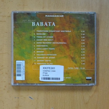 BABATA - JIJY MUSIC LONG DISTANCE - CD