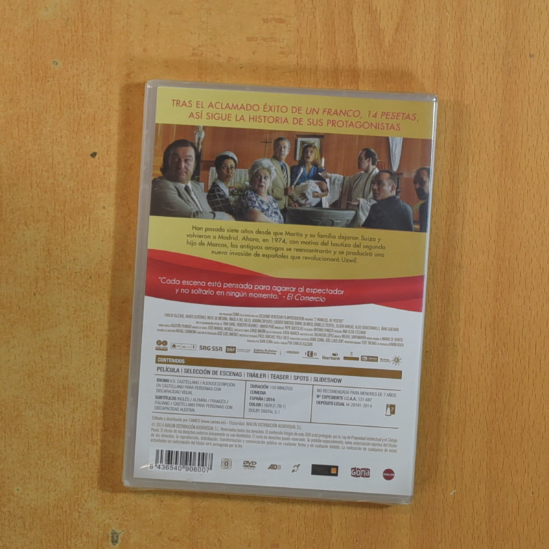 2 FRANCOS 40 PESETAS - DVD