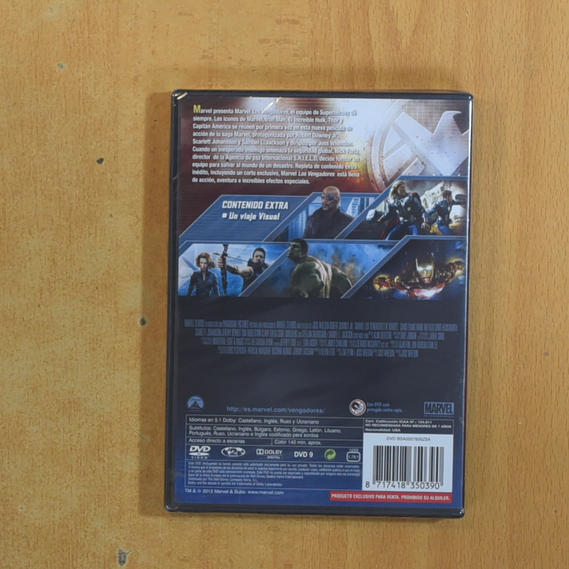LOS VENGADORES - DVD