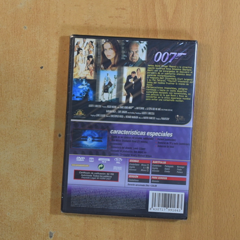 007 LA ESPIA QUE ME AMO - DVD