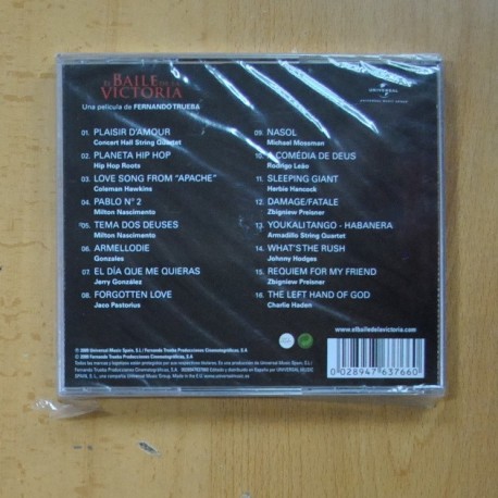 VARIOUS . EL BAILE DE LA VICTORIA B.S.O - CD