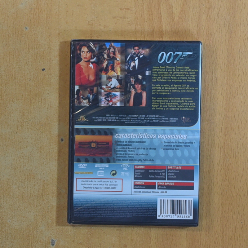 007 LICENCIA PARA MATAR - DVD