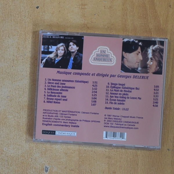 GEORGES DELERUE - UN HOMME AMOUREUX - CD