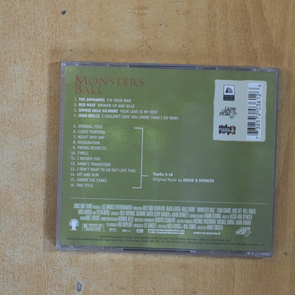 ASCHE & SPENCER - MONSTERS BALL - CD