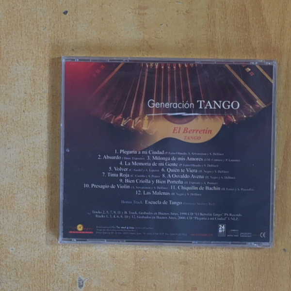 VARIOS - GENERACION TANGO EL BERRETIN - CD