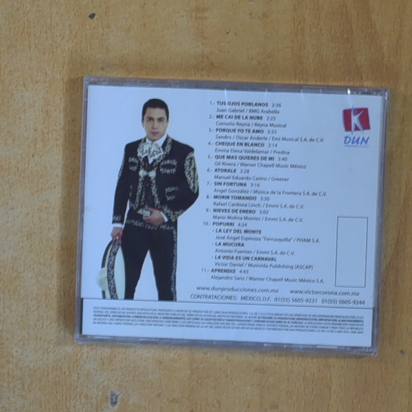 VICTOR CORONA - QUE MAS QUIERES DE MI - CD