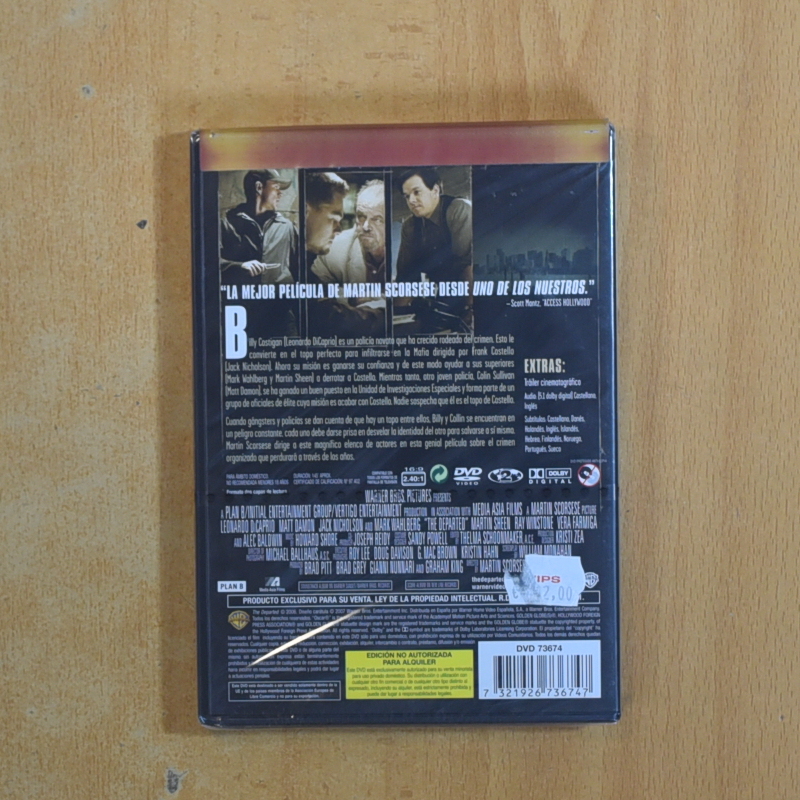 INFILTRADOS - DVD