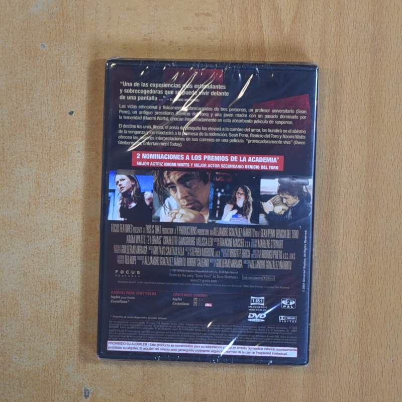 21 GRAMOS - DVD
