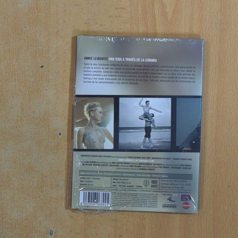 AANNIE LEIBOVITZ UNA VIDA A TRAVES DE LA CAMARA - DVD