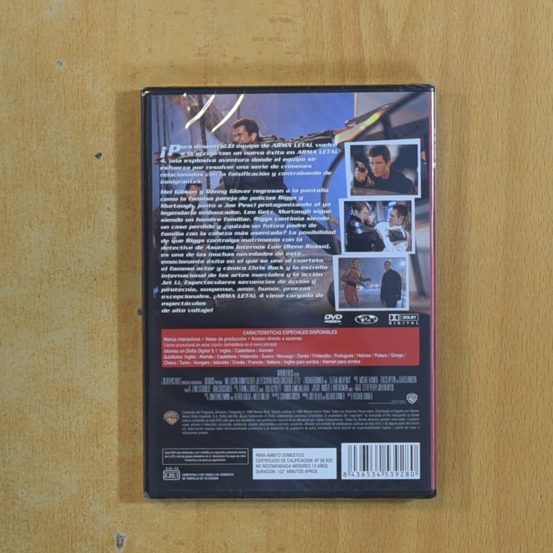 ARMA LETAL 4 - DVD