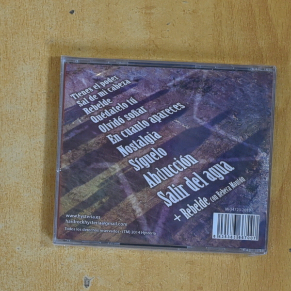 HYSTERIA - REBELDE - CD