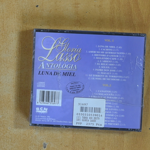 MARIA LASSO - ANTOLOGIA - CD