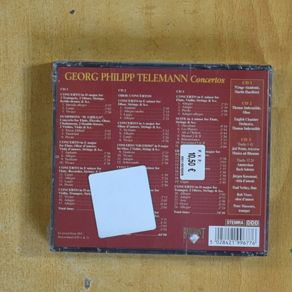 TELEMANN - CONCERTOS - CD