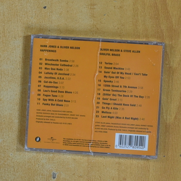OLIVER NELSON & FRIENDS - HAPPENINGS SOULFUL BRASS - CD