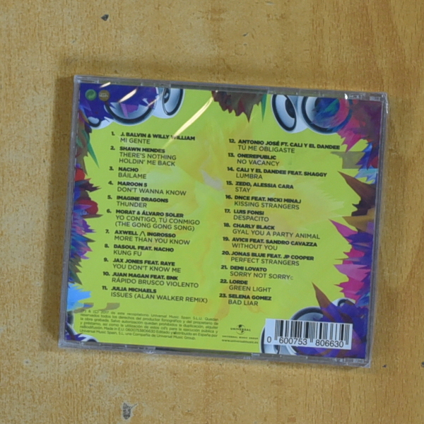 VARIOS - TODO EXITOS 2017 - CD