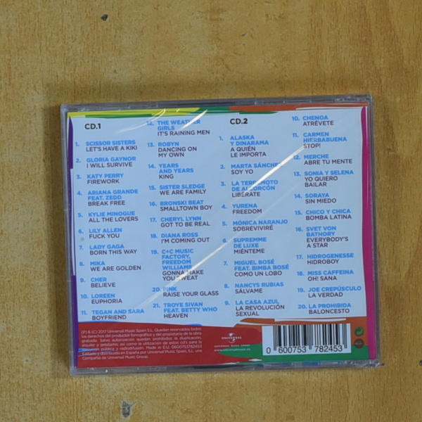 VARIOS - WORLD PRIDE MADRID 2017 - CD