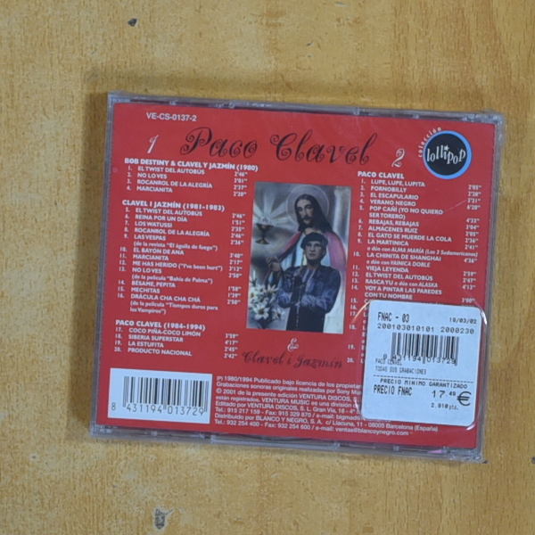 PACO CLAVEL & CLAEVL I JAZMIN - PACO CLAVEL & CLAEVL I JAZMIN - CD