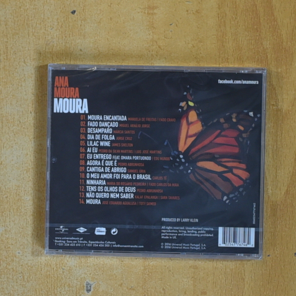 ANA MOURA - MOURA - CD