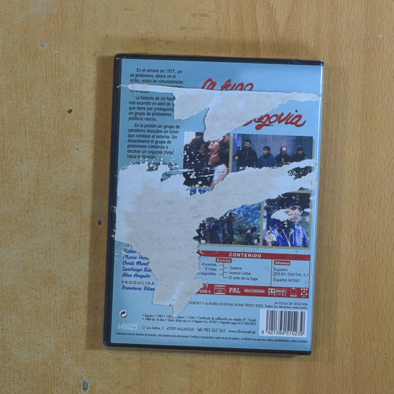 LA FUGA DE SEGOVIA - DVD