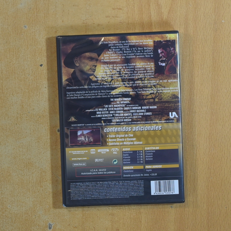 LOS SIETE MAGNIFICOS - DVD