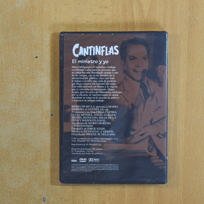 CANTINFLAS EL MINISTRO Y YO - DVD