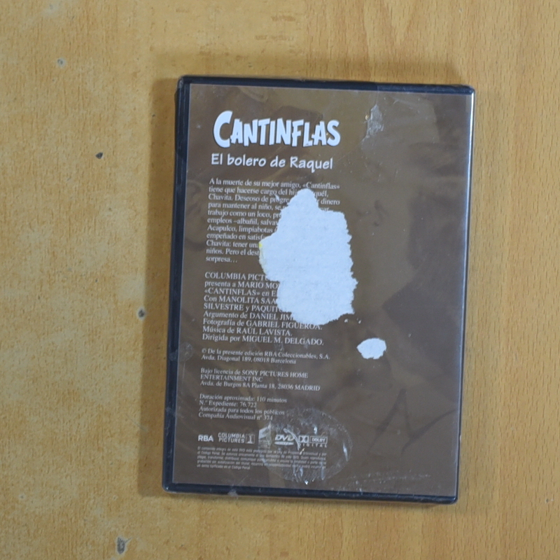 CANTINFLAS EL BOLERO DE RAQUEL - DVD