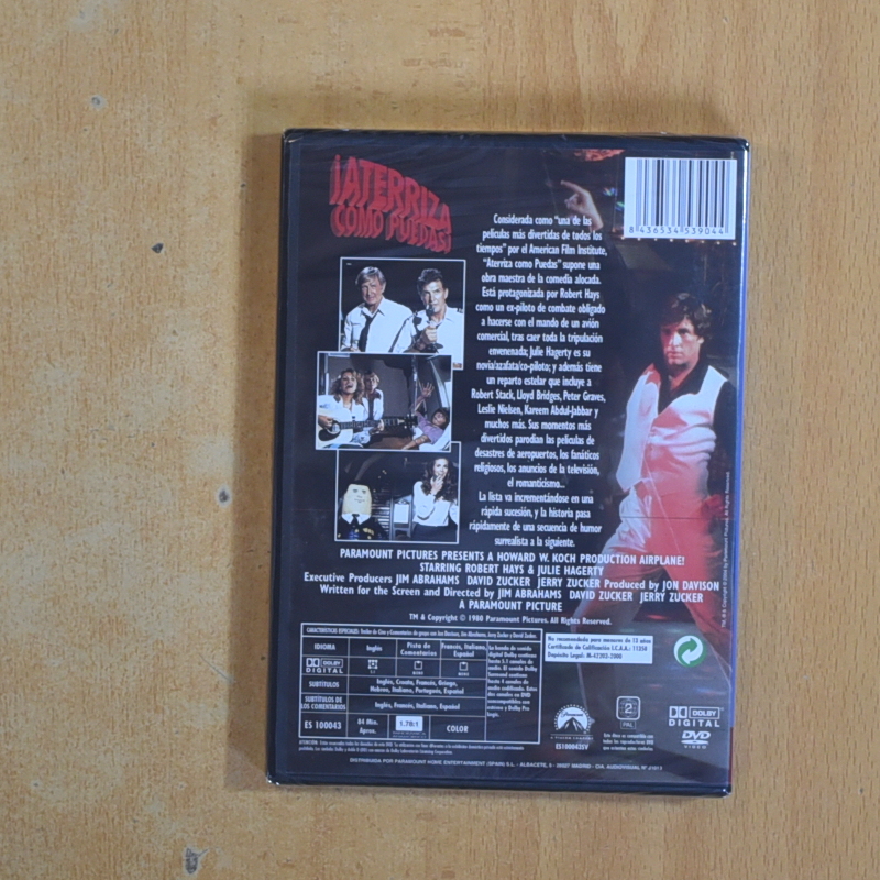 ATERRIZA COMO PUEDAS - DVD