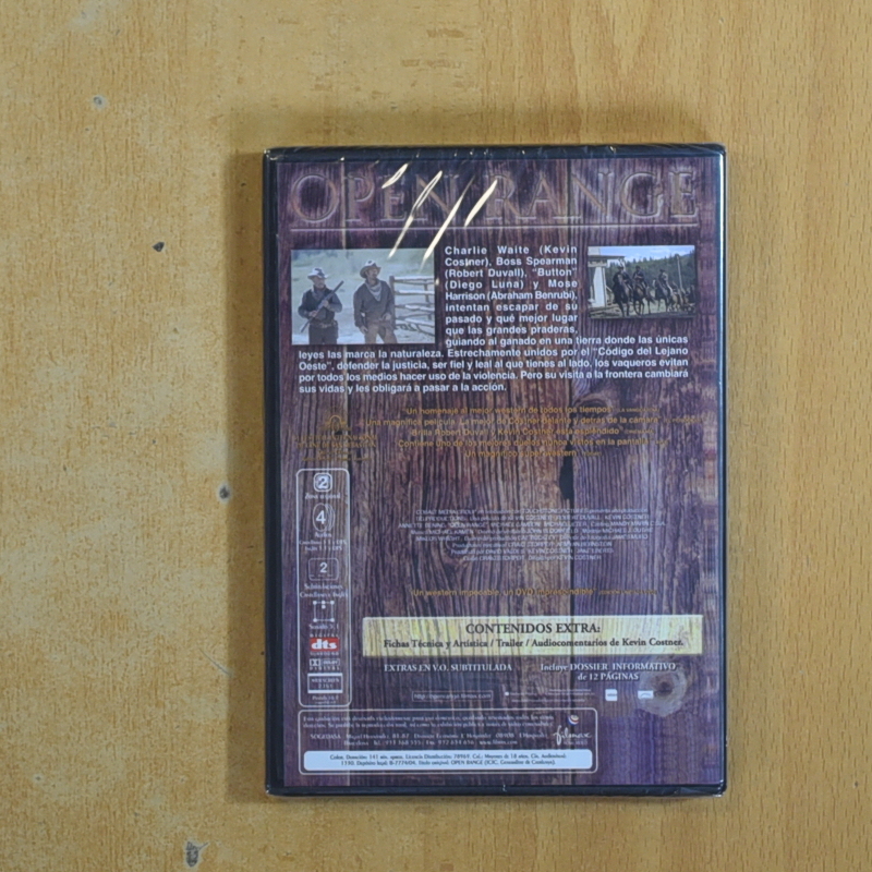 OPEN RANGE - DVD