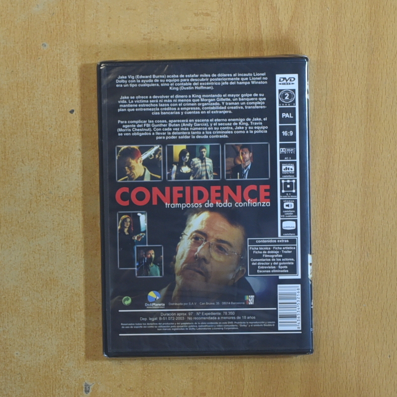 CONFIDENCE - DVD